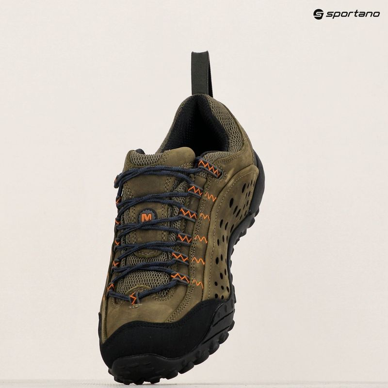 Merrell Intercept, scarponcini da trekking da uomo, oliva scura 14