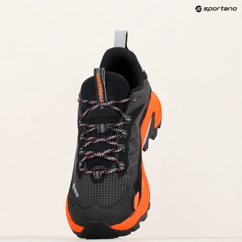 Scarpe da trekking da uomo Merrell Moab Speed 2 Gtx nero/arancio 13