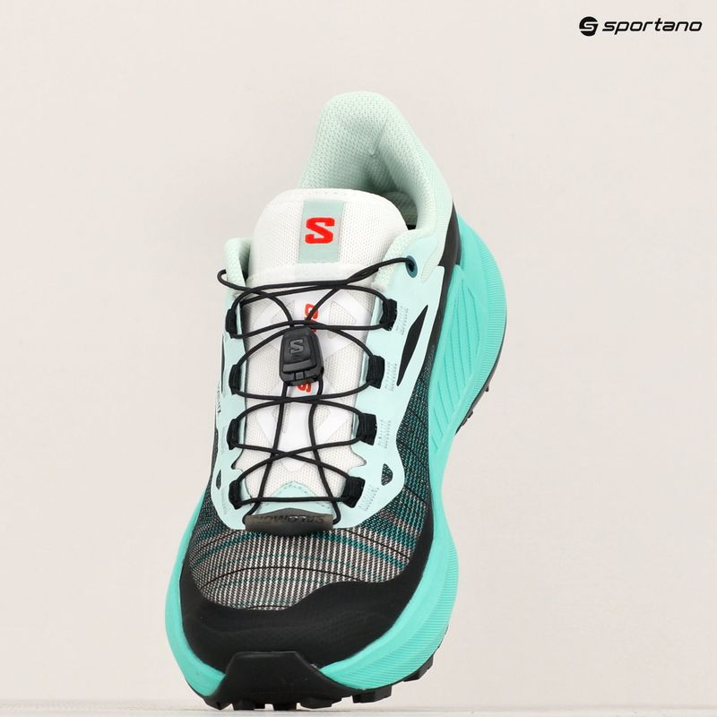 Scarpe da corsa Salomon Genesis bay/verde elettrico/ciliegia da donna 9