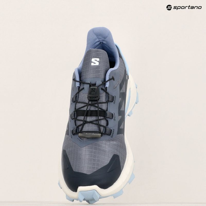 Salomon Supercross 4 scarpe da corsa donna grisaglia/bianco/blu cachemire 18