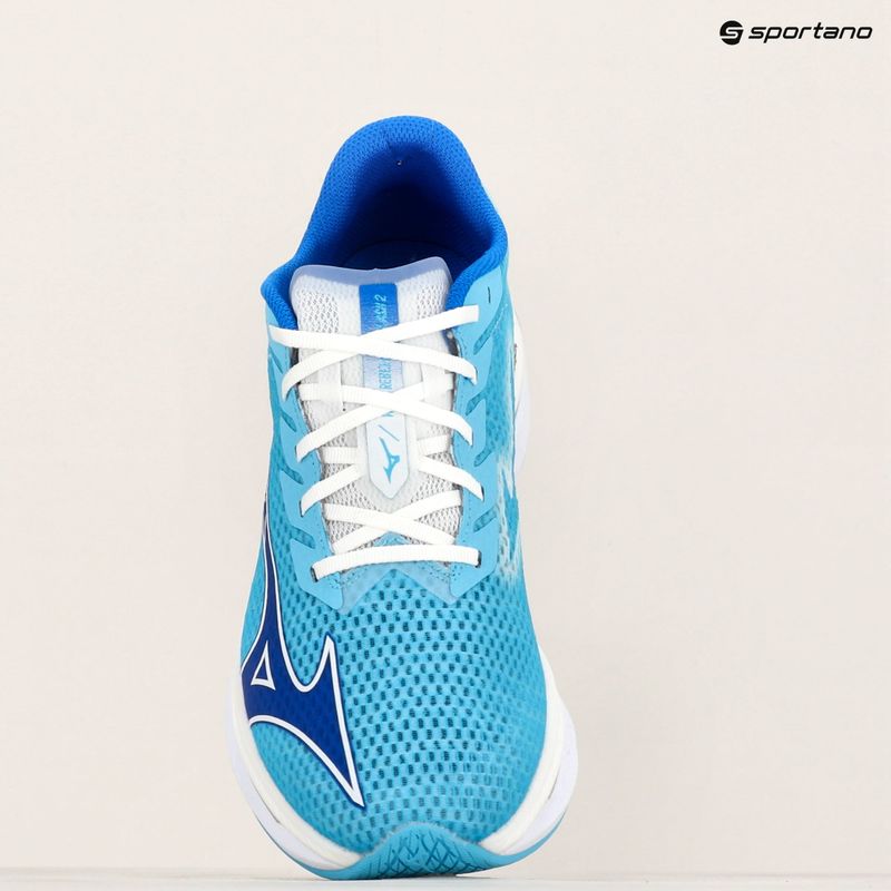 Scarpe da corsa da uomo Mizuno Wave Rebellion Flash 2 blu fiume / blu mugen / bianco 11