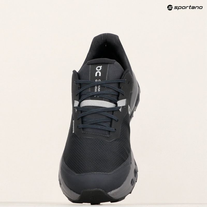 Uomo On Cloudvista 2 Scarpe da corsa impermeabili nero/eclipse 8
