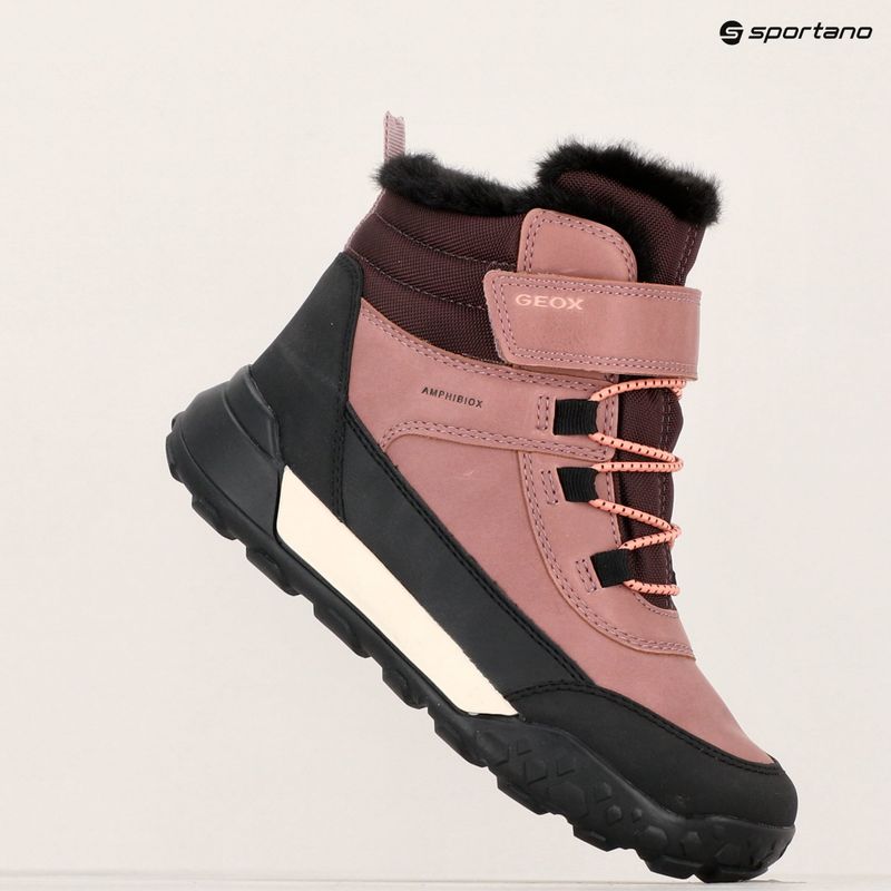 Geox Trekkyup ABX rosa scuro stivali da neve junior 17