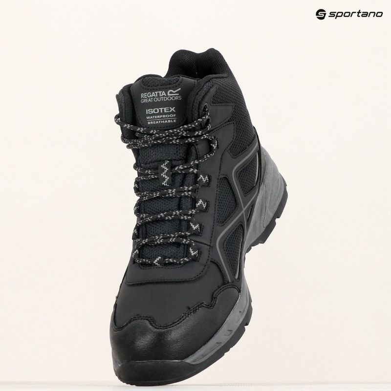 REGATTA scarpe da trekking da uomo Vendeavour nero/granito 15