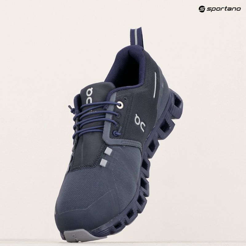 Scarpe da corsa da uomo On Cloud 5 Waterproof navy/ink 16