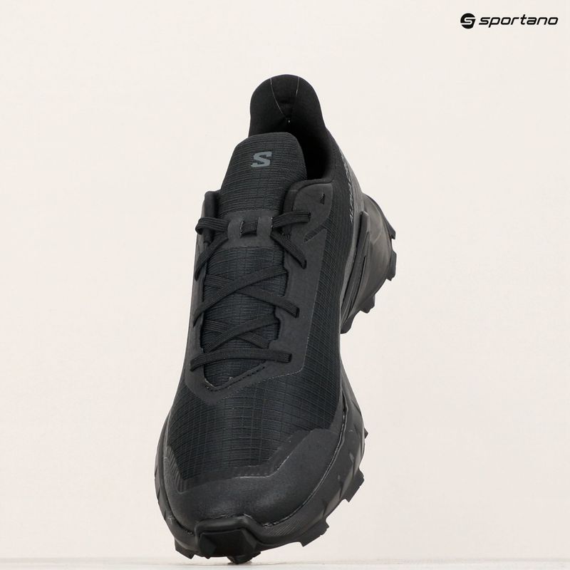 Scarpe da corsa da uomo Salomon Alphacross 5 nero/nero/ebano 19