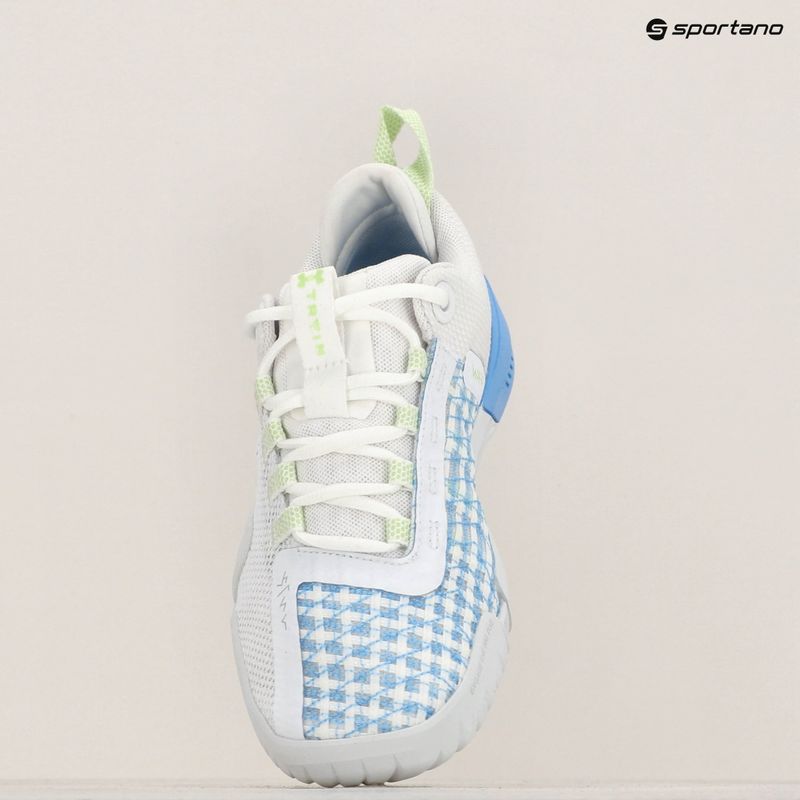 Under Armour scarpe da allenamento da donna TriBase Reign 6 bianco/blu orizzonte/verde ortopedia 15