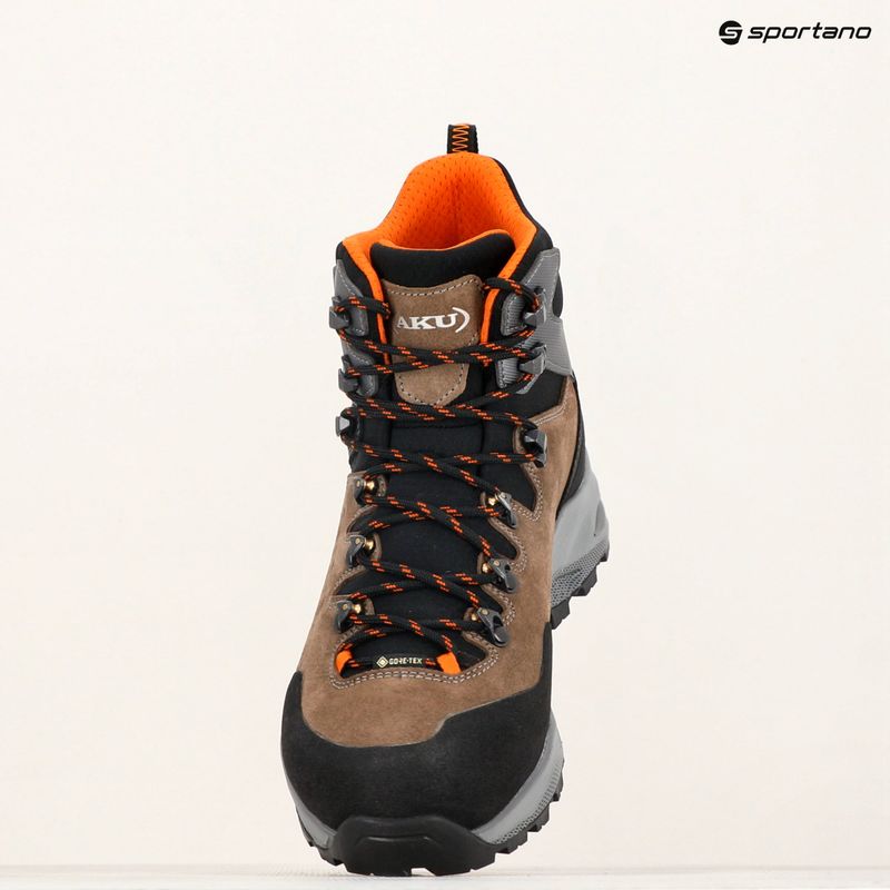 AKU stivali da trekking da uomo Alterra II GTX marrone/arancione 14