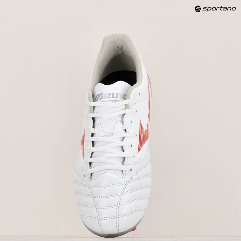 Scarpe da calcio Mizuno Morelia Neo IV Pro MD uomo bianco/rosso radioso/corallo caldo 9
