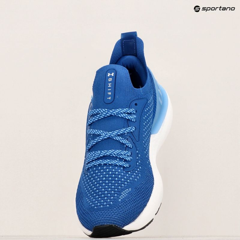 Scarpe da corsa Under Armour Shift blu tech/ blu orizzonte/bianco per uomo 9