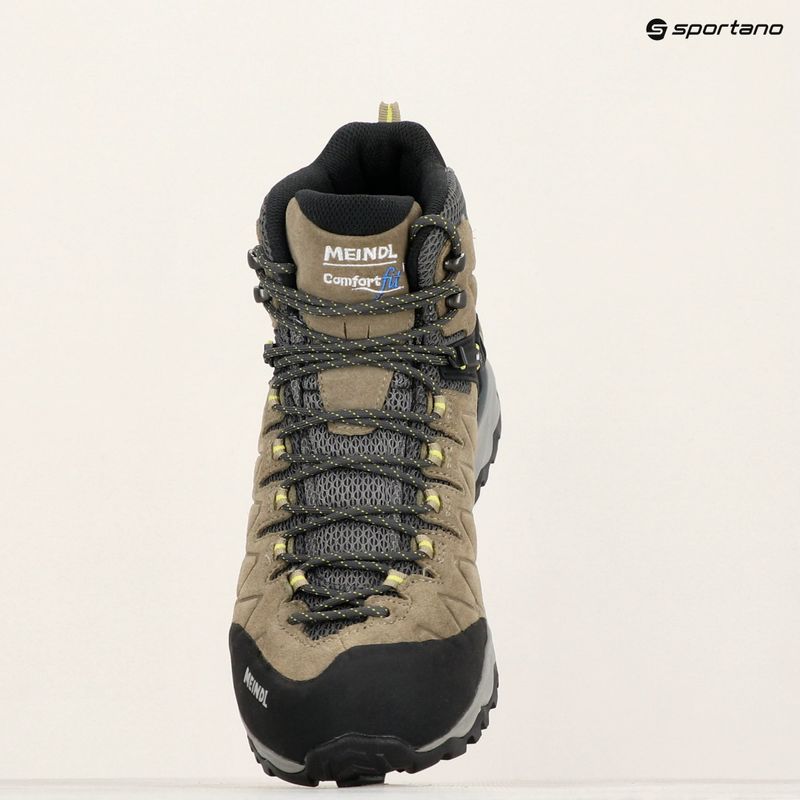 Scarpe da trekking da uomo Meindl Mondello Mid GTX natura/giallo 9