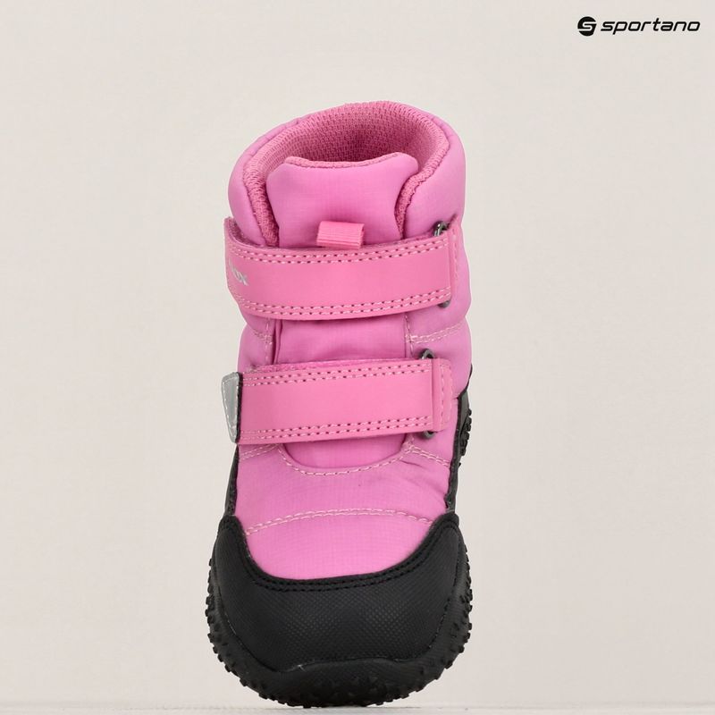 Geox Baltic ABX, stivali da neve fucsia/nero per bambini 9