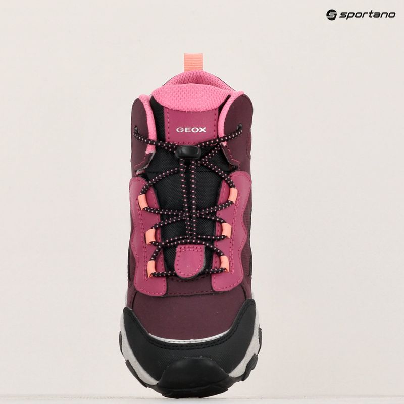 Geox Magnetar ABX junior scarpe bordeaux 17