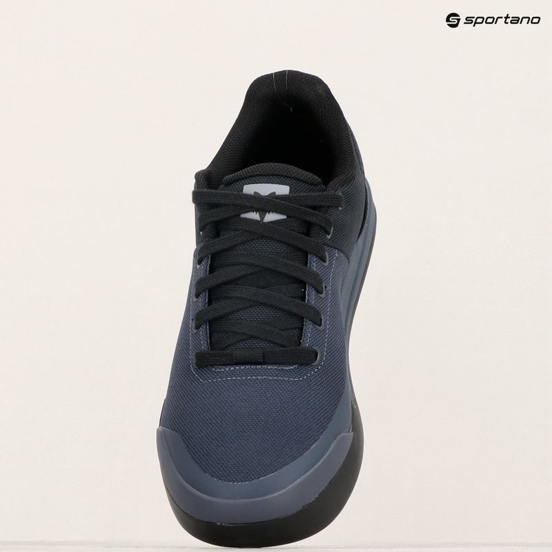 Scarpe da ciclismo con piattaforma da uomo Fox Racing Union Canvas blu acciaio 14