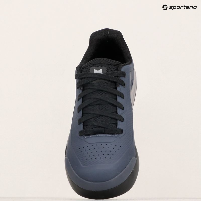 Scarpe da ciclismo da uomo Fox Racing Union Flat blu acciaio 15