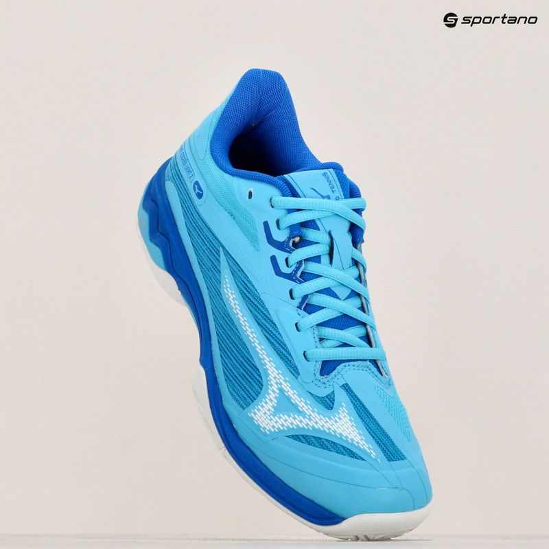 Scarpe da tennis da donna Mizuno Wave Exceed Light 2 AC blu fiume/bianco/blu marino 4