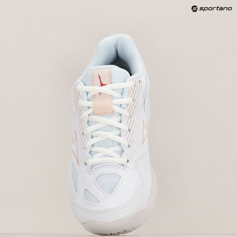 Mizuno Cyclone Speed 4 scarpe da pallavolo bianco/aleuziano/rosa nuvola 12