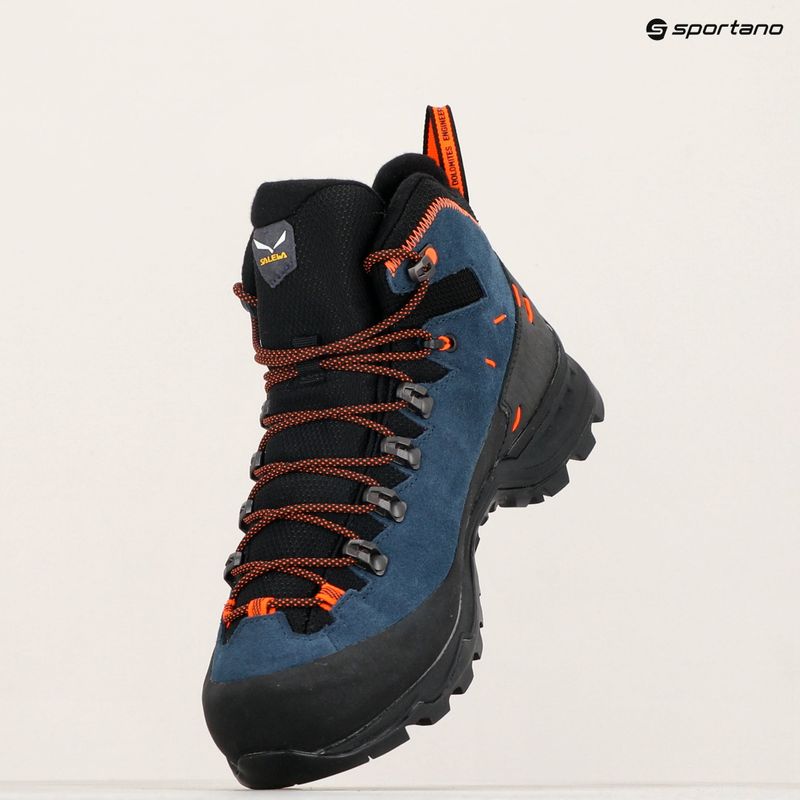 Stivali da trekking da uomo Salewa Alp Mate Winter Mid PTX denim scuro/nero 7