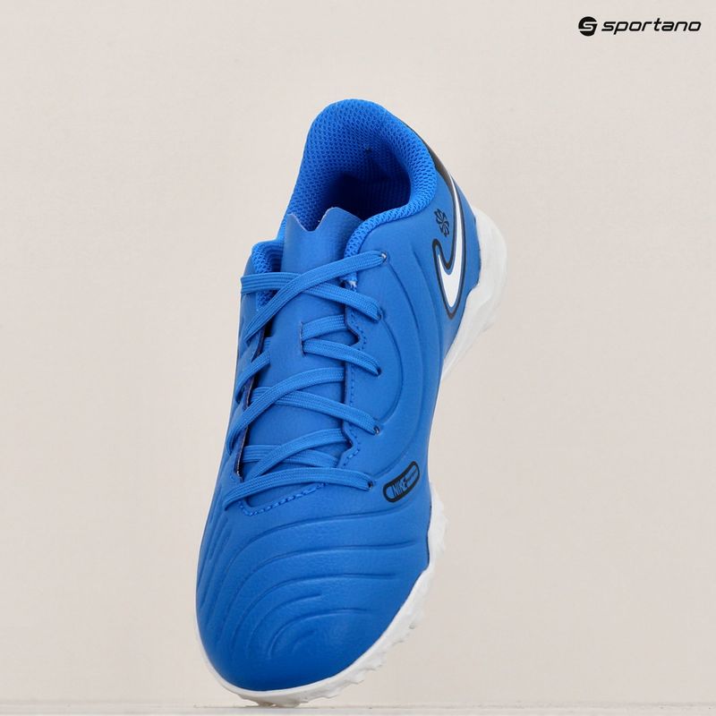 Nike Tiempo Legend 10 Club TF impennata/bianco scarpe da calcio per bambini 9