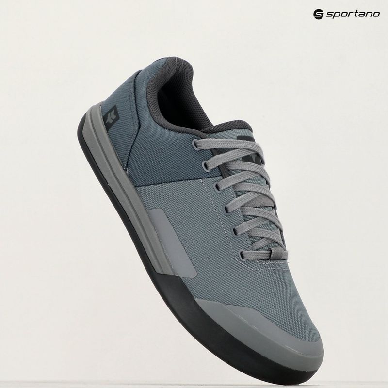 Scarpe da ciclismo da uomo Fox Racing Union Canvas grigio 16
