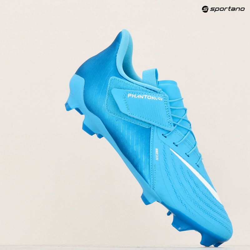 Uomo Nike Phantom GX 2 Academy EasyOn scarpe da calcio blu fury/bianco 9