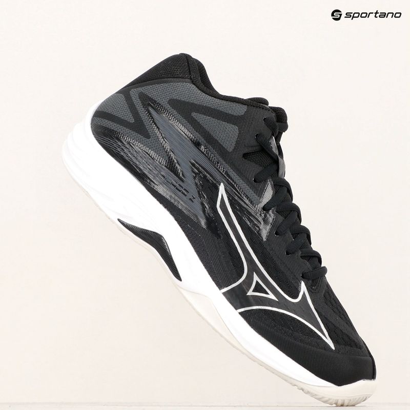 Scarpe da pallavolo Mizuno Thunder Blade Z Mid nero/argento 4