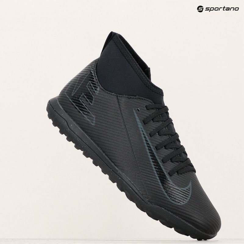 Scarpe da calcio per bambini Nike Mercurial Superfly 10 Club TF nero/giungla profonda/nero 9
