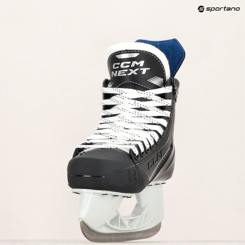 Pattini da hockey da uomo CCM Next SR REG nero 16