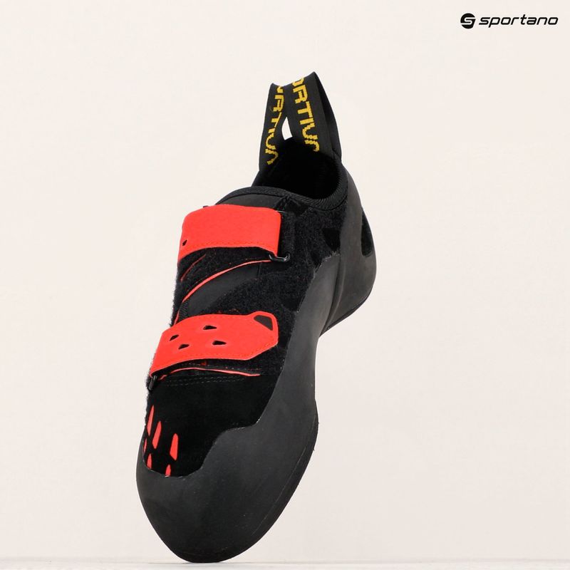 Scarpe da arrampicata La Sportiva da uomo Tarantula nero/poppy 9