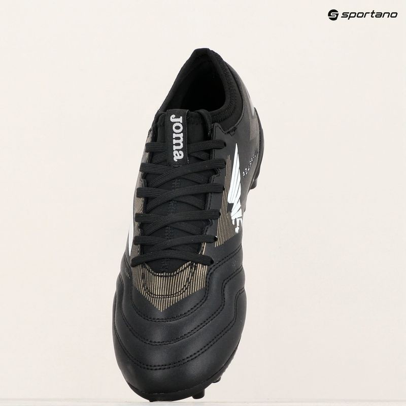 Scarpe da calcio da uomo Joma Powerful AG nero/oro 10