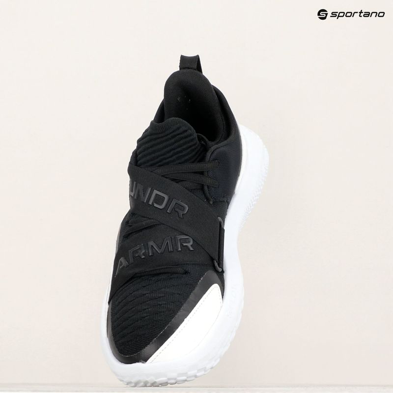 Under Armour Flow Futr X 4 nero/bianco/nero scarpe da basket 15