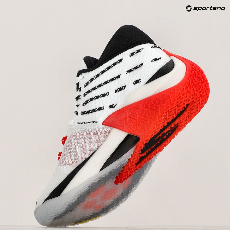 SKECHERS SKX Elevate scarpe da basket da uomo bianco/rosso/nero 10