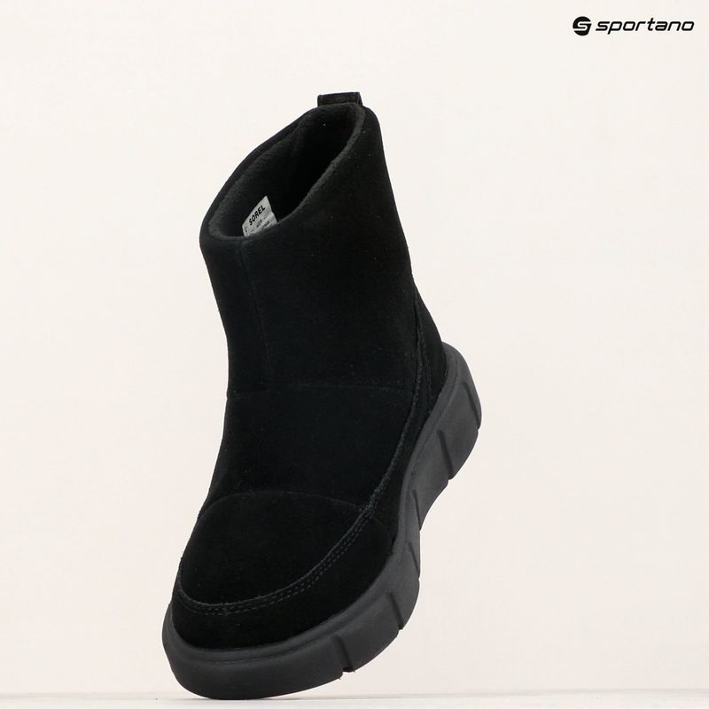 Stivali da neve Sorel Explorer III Slip-On WP da donna nero/sale marino 10