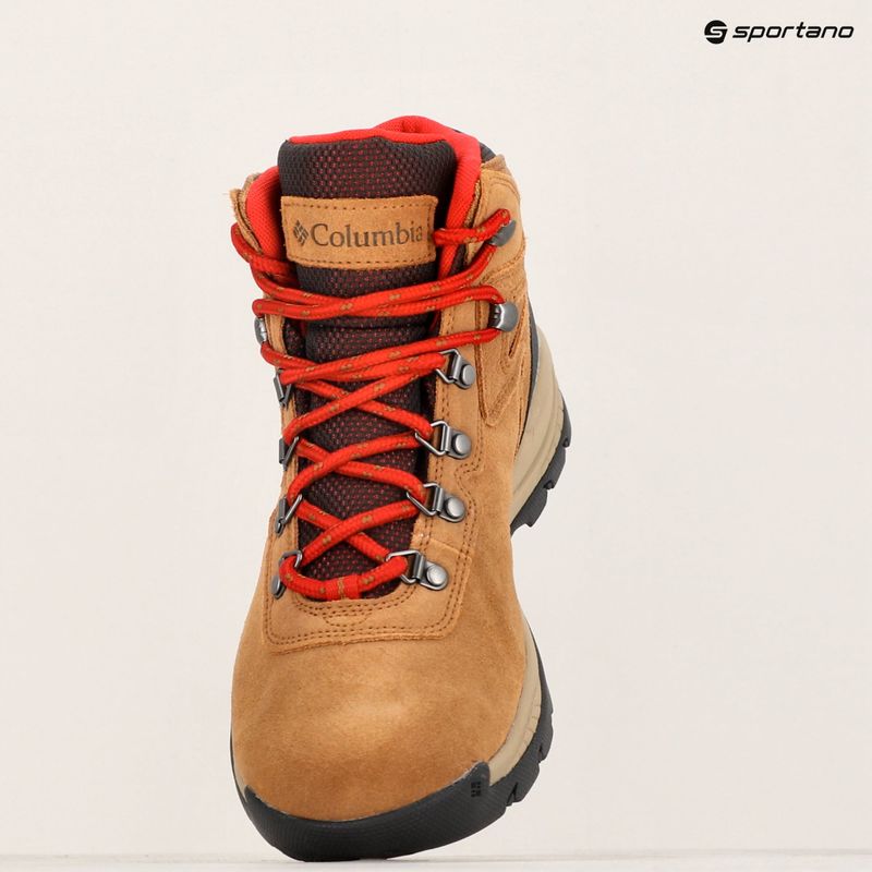 Columbia Newton Ridge Plus WP Amped elk/mountain red 289 Scarpe da trekking da donna 12