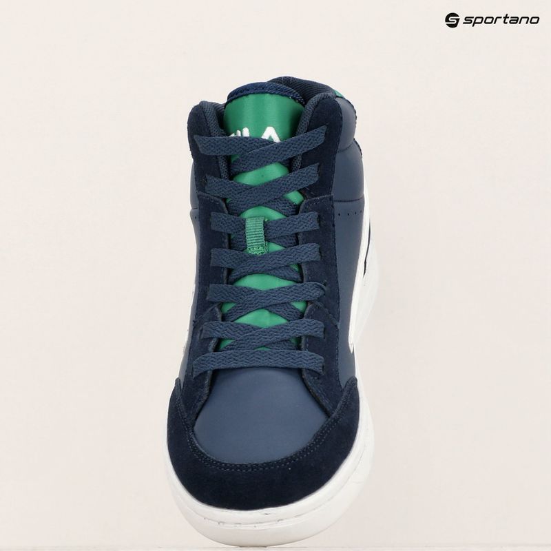 FILA Crew Mid scarpe da bambino blu/verde scuro 15