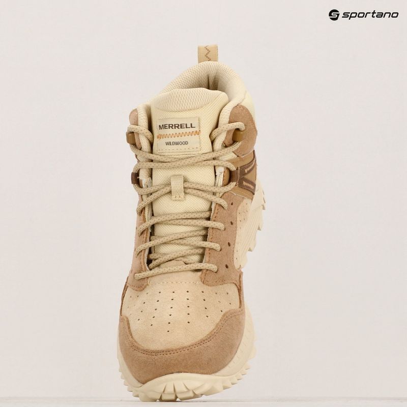 Scarpe da trekking da donna Merrell Wildwood Mid Ltr Wp tan/reed 9