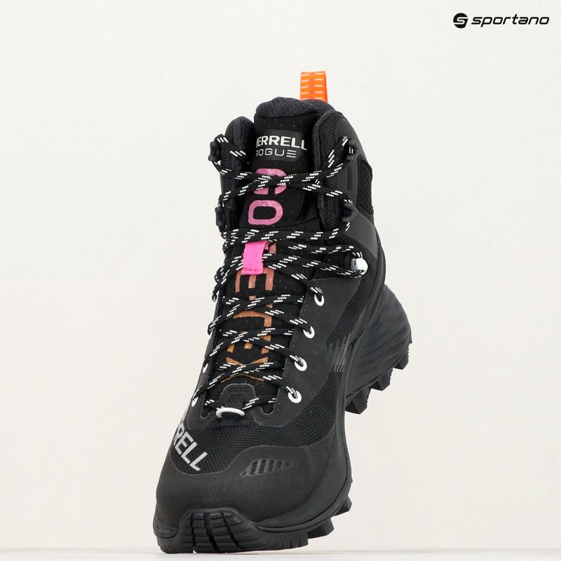 Scarpe da trekking da uomo Merrell Rogue Hiker Mid GTX nero 9