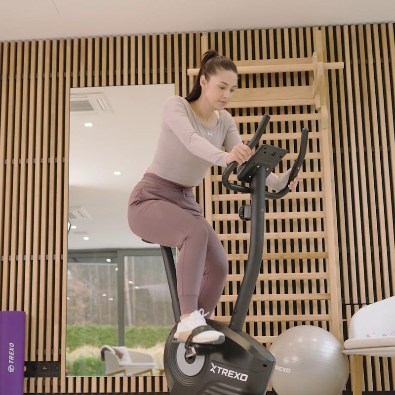 XTREXO TXO-TB100 bicicletta stazionaria nera 19