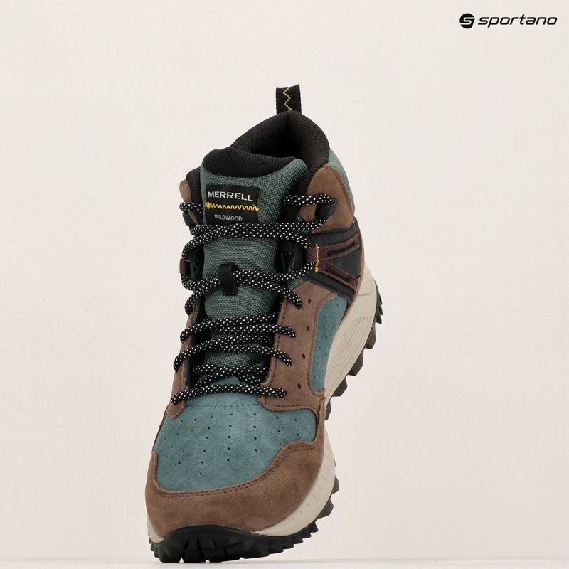 Scarpe da trekking da uomo Merrell Wildwood Mid Ltr Wp forest 9