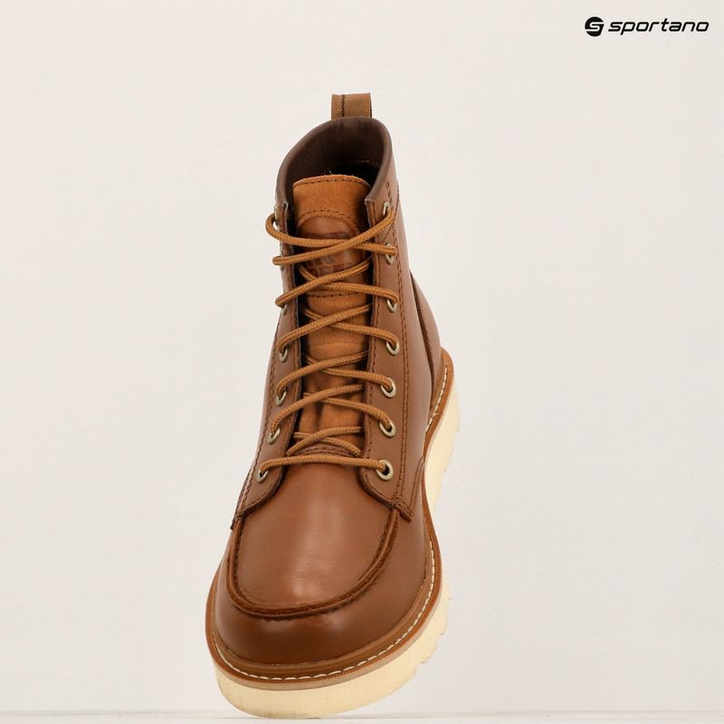 Scarpe Sorel Slabtown 62 Moc WP da uomo in velluto tan/tabacco 10