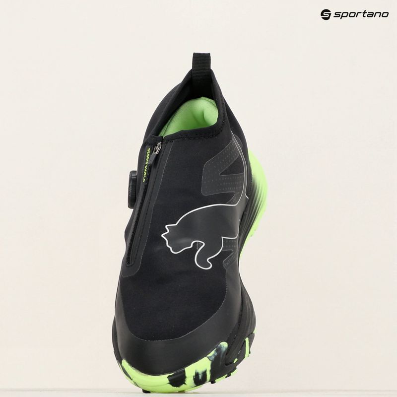 Scarpe da corsa da uomo PUMA Voyage Nitro 3 disc nero/argento/mela frizzante 9