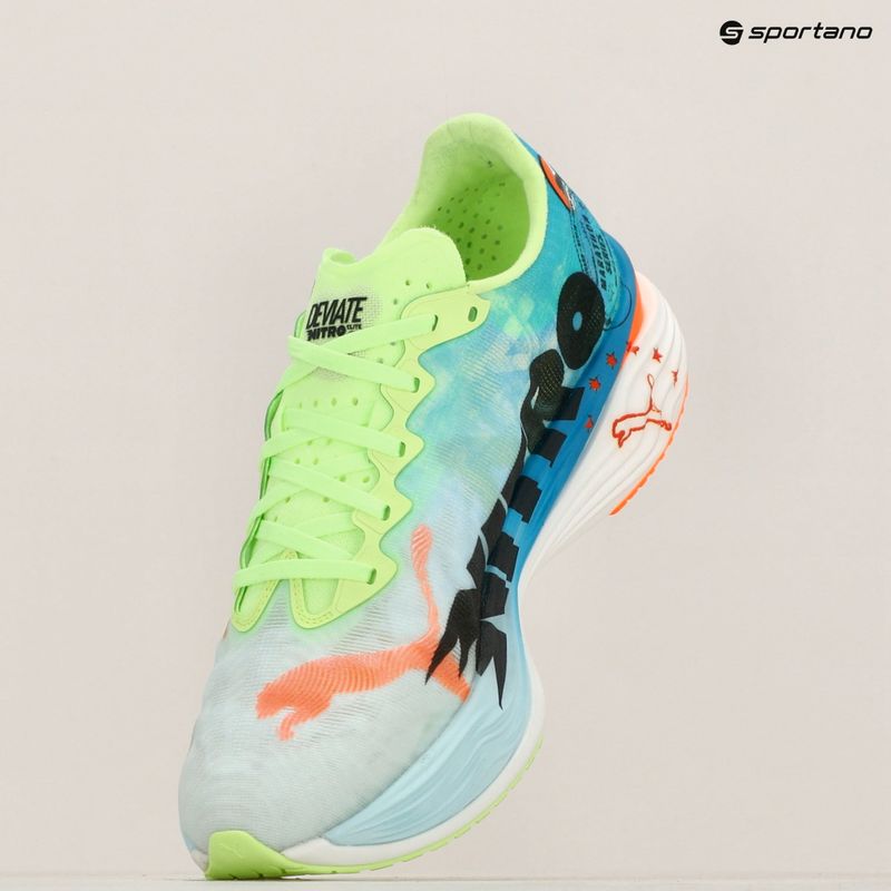 Scarpe da corsa da uomo PUMA Deviate Nitro Elite 3 Marathon Series nitro nero 9