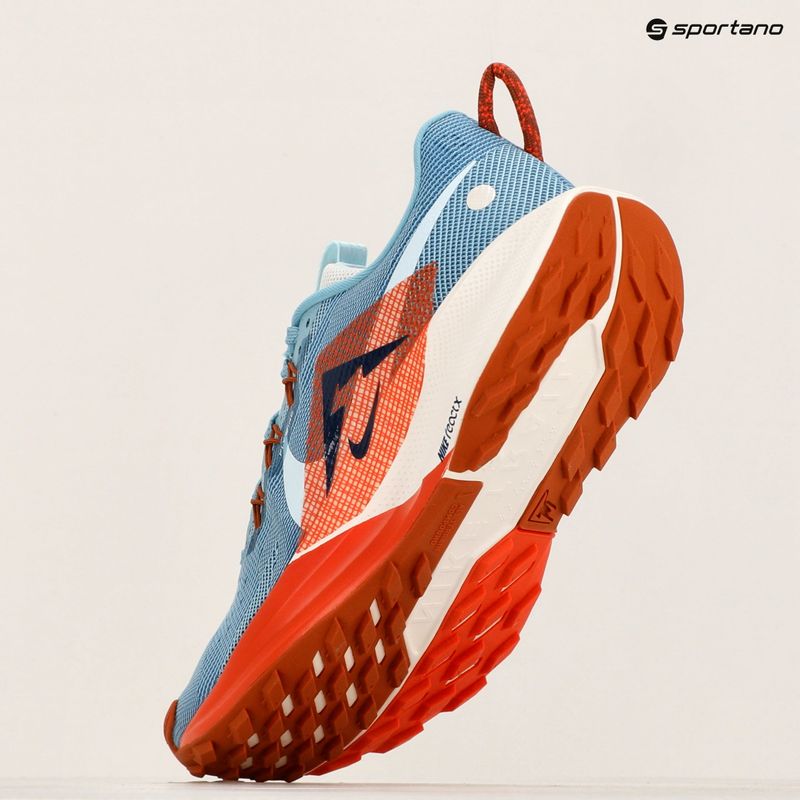 Nike Pegasus Trail 5 uomini scarpe da corsa denim turchese / ghiacciaio blu / vintage voral / mezzanotte 9