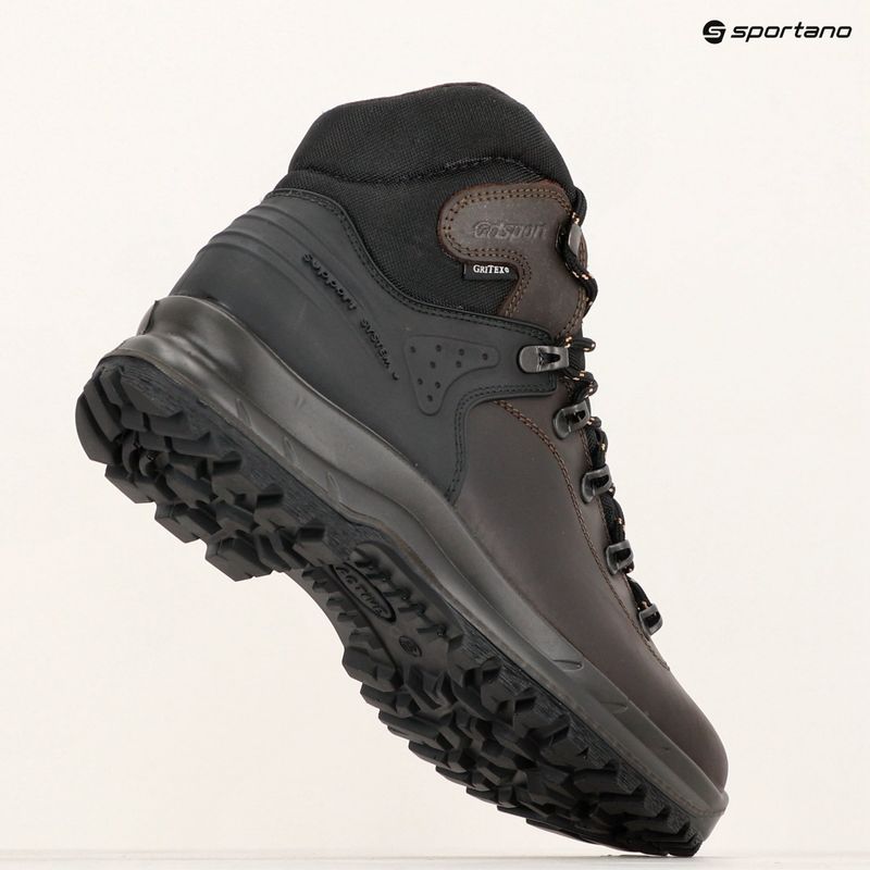 Stivali da trekking da uomo Grisport 13229P8G nero 9