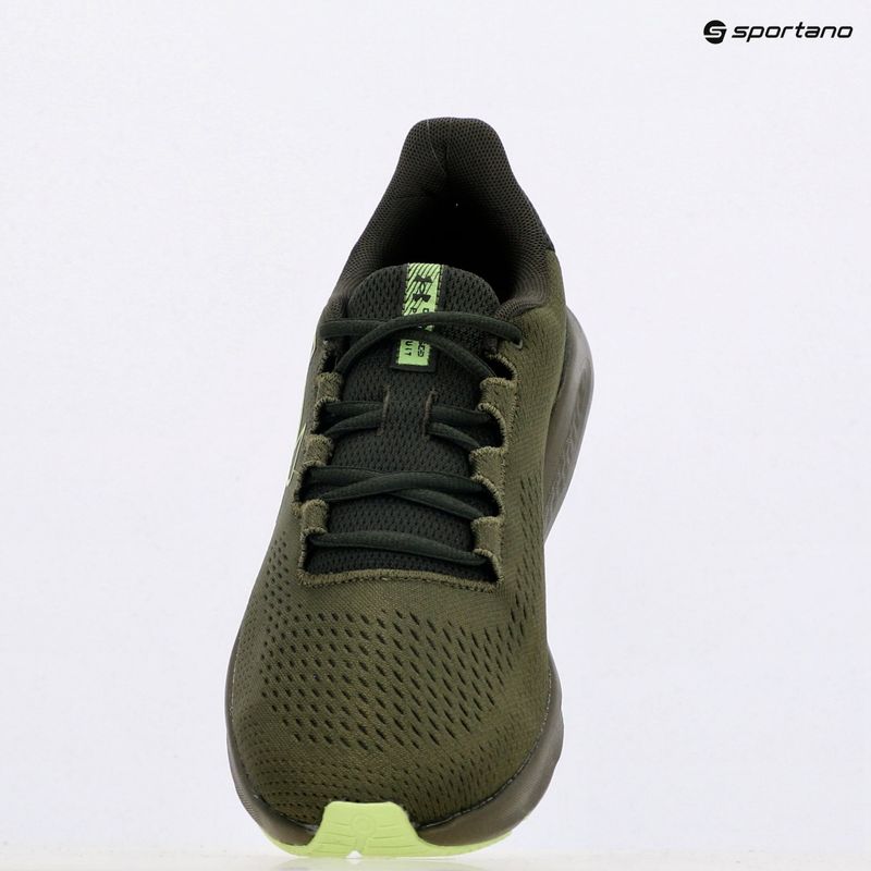 Scarpe da corsa Under Armour Charged Pursuit 3 Big Logo da uomo di colore verde/barocco 9