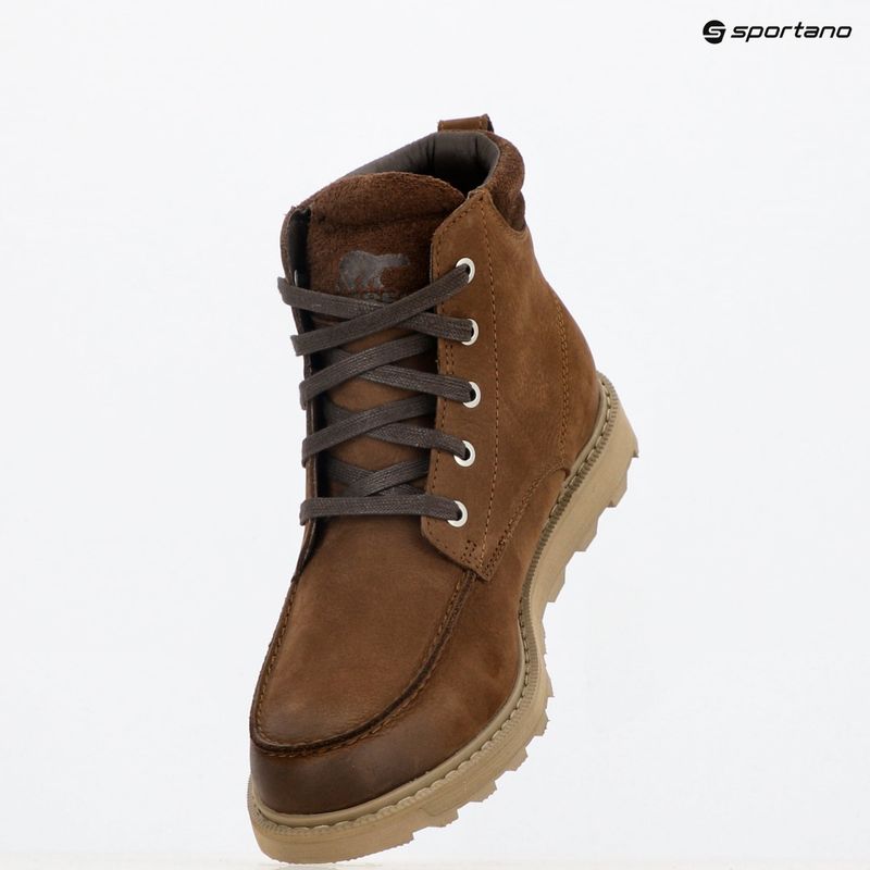 Scarpe Sorel Madson II Moc Toe WP tabacco da uomo 16