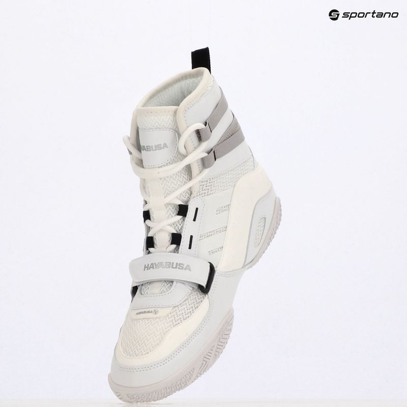 Hayabusa Strike Boxing scarpe da boxe uomo bianco 12