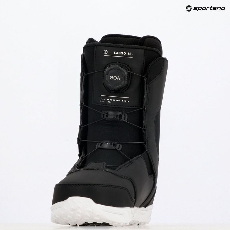 Scarponi da snowboard per bambini RIDE Lasso nero 7