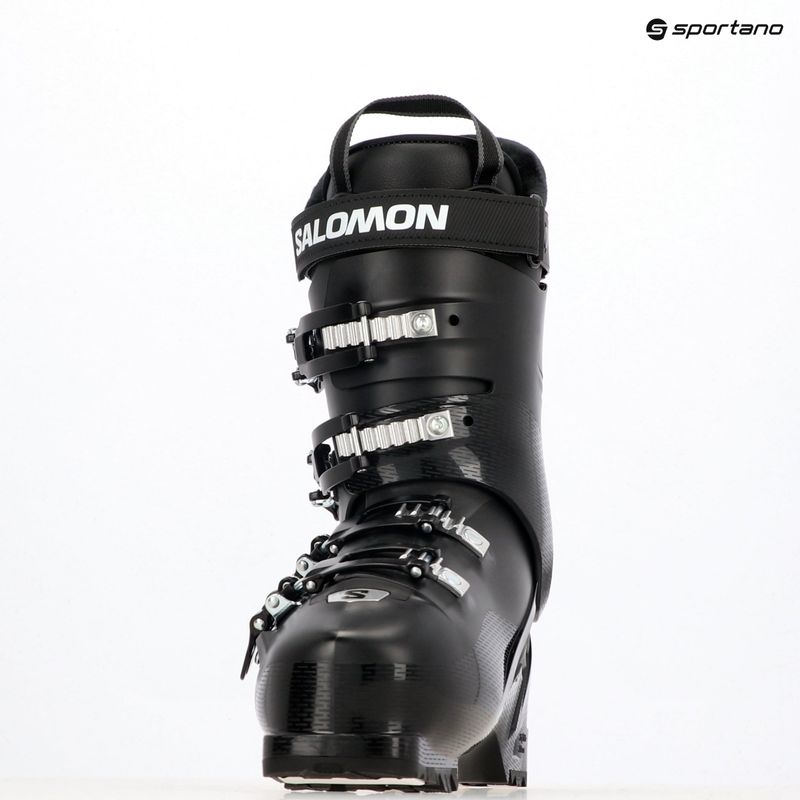 Scarponi da sci da uomo Salomon Select HV 80 nero/beluga/argento metallizzato 12