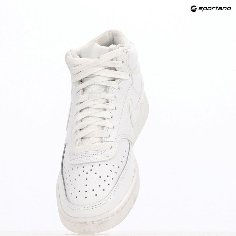 Scarpe da donna Nike Court Vision Mid bianco/bianco/bianco 9